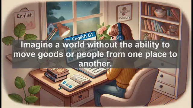 Video thumbnail for 2500 Must Know CEFR B1 Vocabulary - Transport: Moving Our World Forward