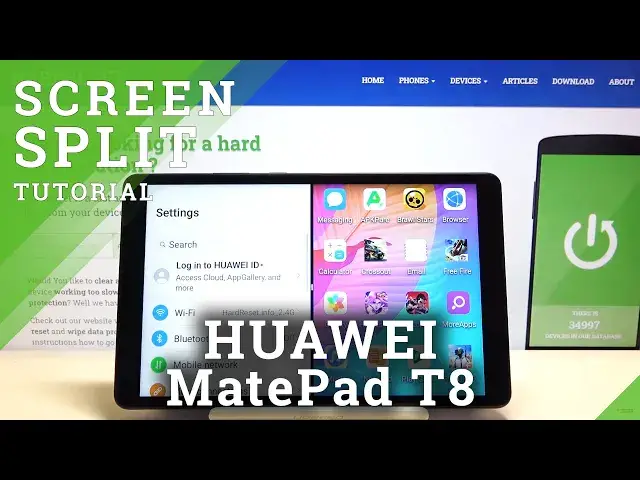 'Video thumbnail for How to Split Screen in HUAWEI MatePad T8 – Use Two Apps'