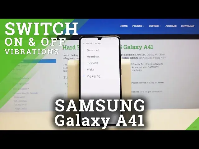 'Video thumbnail for How to Select Vibration Pattern in Samsung Galaxy A41 – Adjust Vibration Settings'