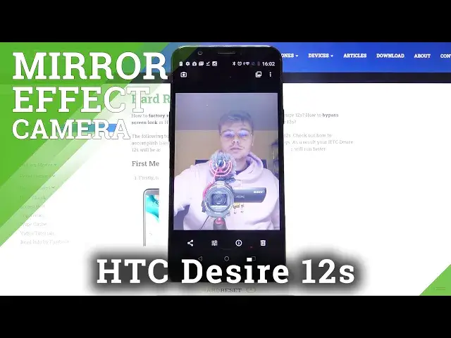 Video thumbnail for How to Deactivate Font Camera Mirror Effect in HTC Desire 12s – Open Camera Settings