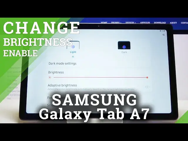 Video thumbnail for SAMSUNG Galaxy TAB A7 Display Settings & Auto-Brightness Feature