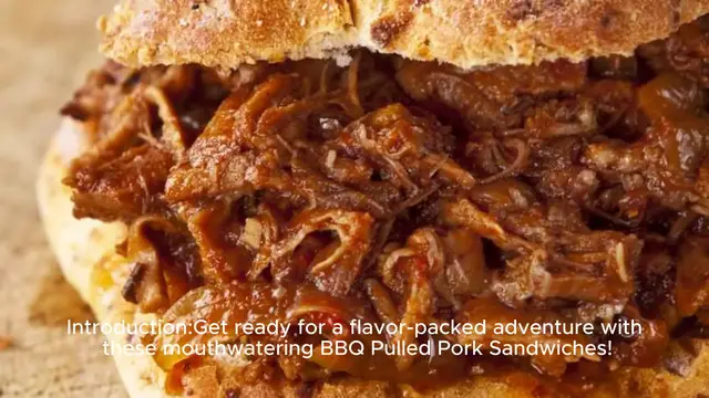 Video thumbnail for BBQ Pulled Pork Sandwiches