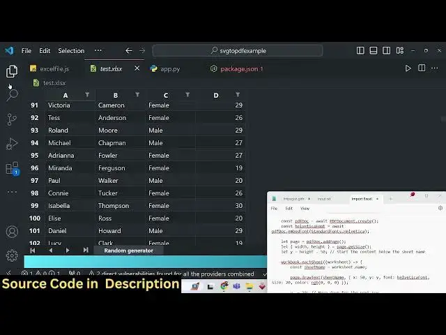 Video thumbnail for Node.js ExcelJS Tutorial to Export Excel File to PDF Document Using PDF-LIB Library