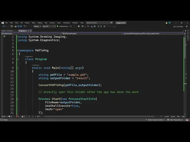 Video thumbnail for C# .NET Project to Export All Pages of PDF to Images Using Google PDFium Viewer Library