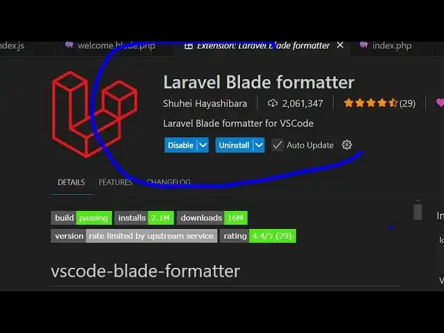 Video thumbnail for INSANE Laravel Blade Formatter for VSCode – Format Views in 1 Click!
