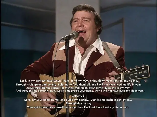Video thumbnail for In Vain sung by Kenny Price in 1980 Finding Light Through Faith in Dark Times