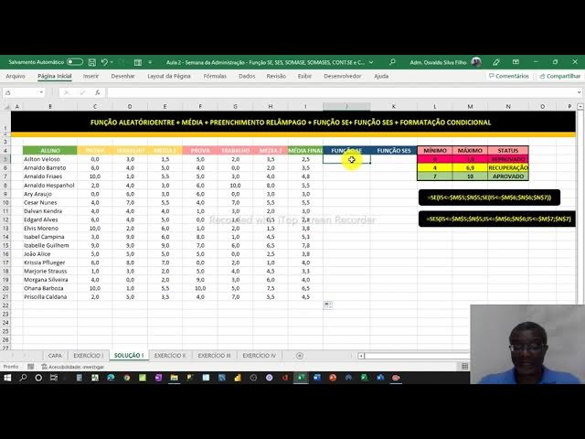 Video thumbnail for Aula 2 - Semana da Administração - Funções Básicas