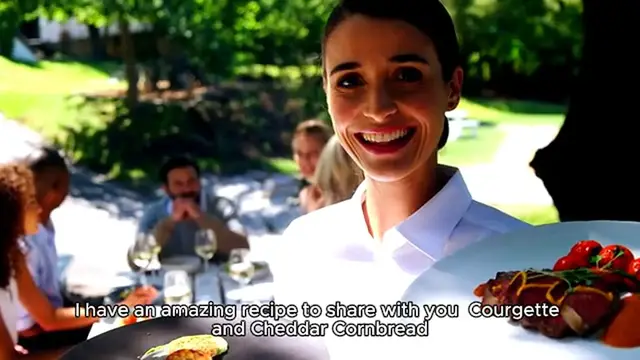 Video thumbnail for Courgette & cheddar cornbread Recipe