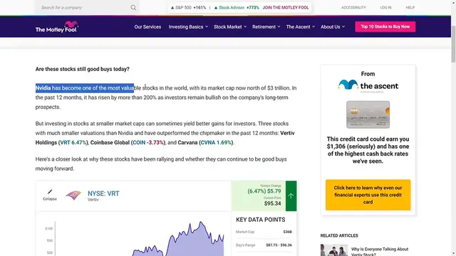 Video thumbnail for 3 Growth Stocks That Are Crushing Nvidia's Stock Performance _ Growth Stocks That Are Skyrocketing!
