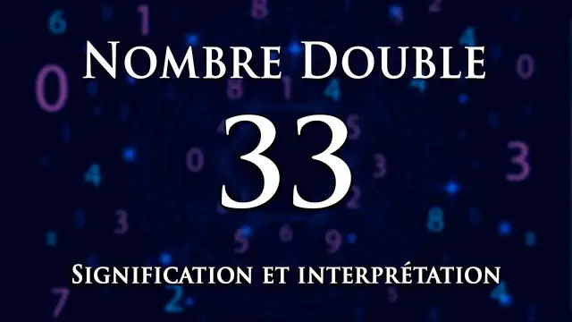 Video thumbnail for 🌀 INTERPRÉTATION DU NOMBRE 33 : numérologie et message angélique