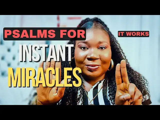 'Video thumbnail for Repeat just this psalm 7 times for instant miracle today'
