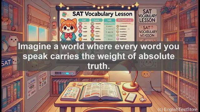 Video thumbnail for 5000 Must Know SAT Vocabulary - Verily: The Power of Absolute Truth in Words
