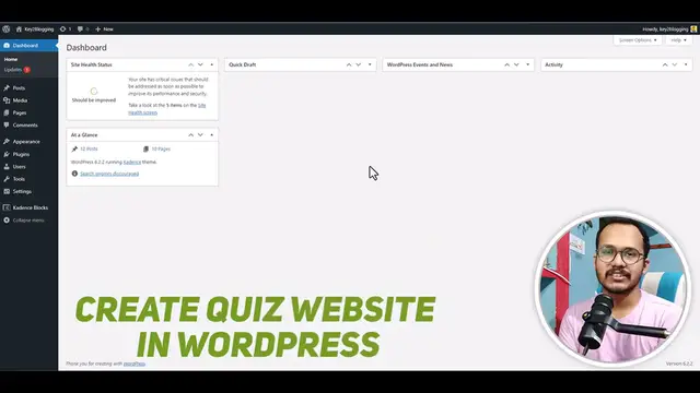 'Video thumbnail for How To Create A Quiz Website In WordPress (2023)'