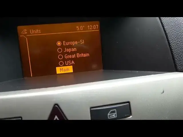 Video thumbnail for How to Change Units for Onboard Computer in Opel Astra H GTC (2004 - 2014)