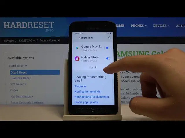 Video thumbnail for How to Open Notification Settings in SAMSUNG Galaxy Xcover 4 – Change Notifications