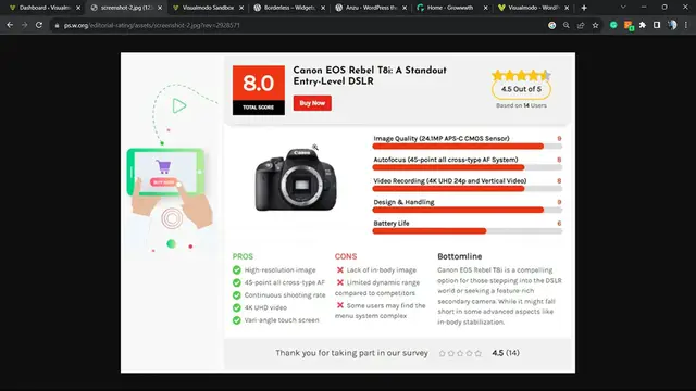 Video thumbnail for How To Add Editorial Rating for Customers with Pros and Cons For Free In WordPress_ ⭐️