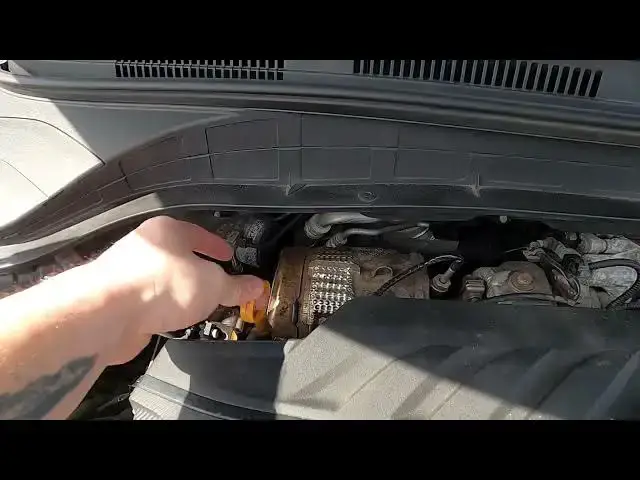 'Video thumbnail for Where is Engine Oil Level Dipstick in the Hyundai Kona ( 2017 – now )'