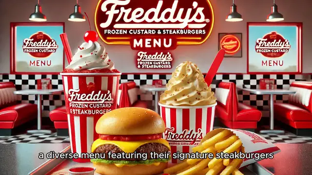 Video thumbnail for Freddy's Frozen Custard & Steakburgers Menu