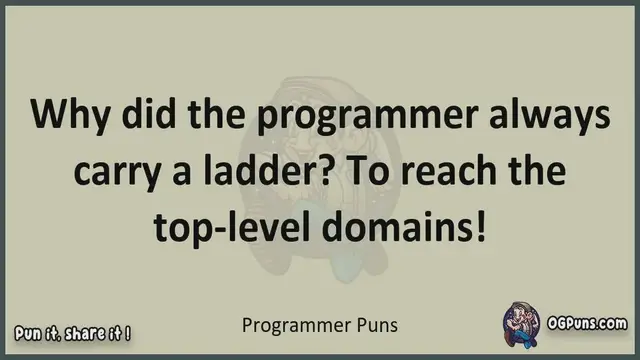 Video thumbnail for Programmer - Jokes, Puns, Wordplays, and Laughter