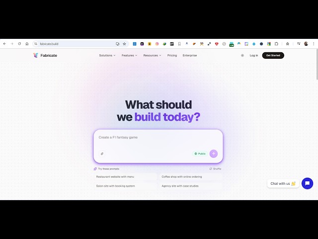 Video thumbnail for This Fabricate.Build AI Turn Prompts into Full Stack Apps ⚡Smarter Than , Claude & Cursor??