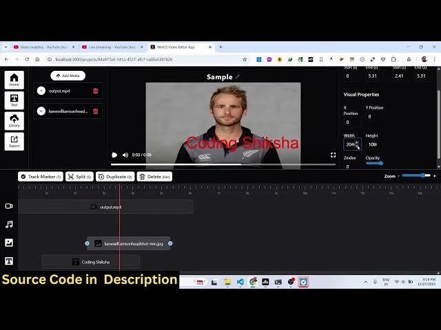 Video thumbnail for Build a Micro-SaaS Web App: Timeline Video Editor Built with Next.js + FFmpeg WASM in Browser