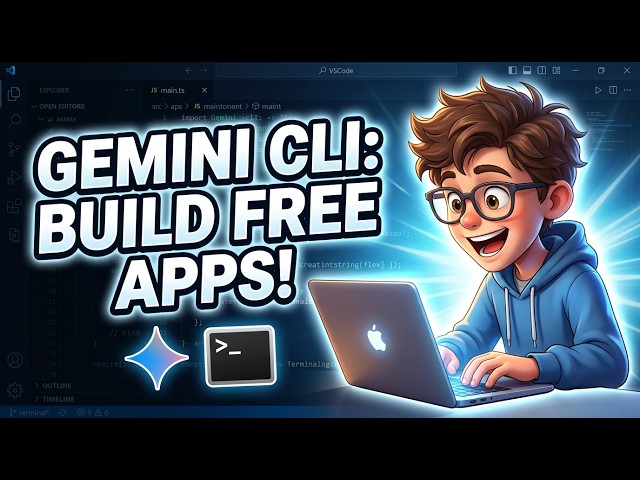 Video thumbnail for How to Install and Setup Gemini CLI in Terminal & Build Unlimited Full Stack Apps For FREE