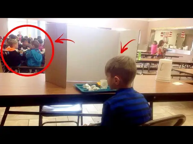 Video thumbnail for Mom visits her son in School Lunchroom, Then she saw what the teachers had done
