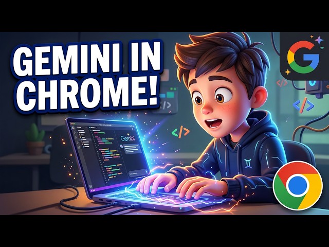 Video thumbnail for Gemini in Chrome: How to Use Gemini in Google Chrome Browser