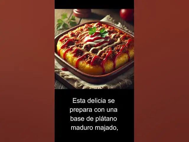 Video thumbnail for Yaroa de plátano maduro receta auténtica