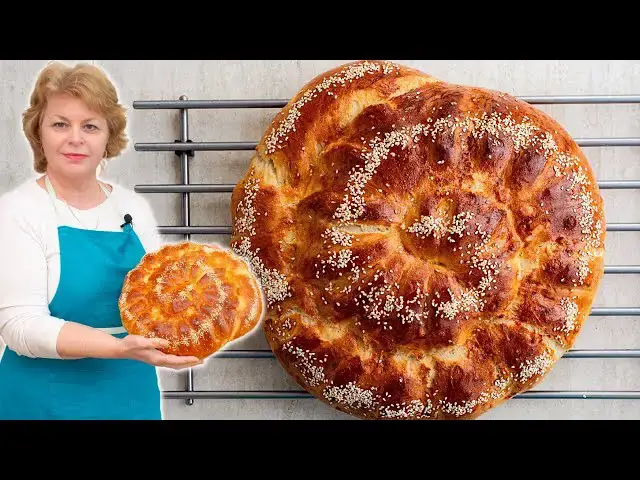Video thumbnail for Pâine XXL cu lapte și iaurt 👍 Moale, pufoasă și mare cât tava cuptorului!