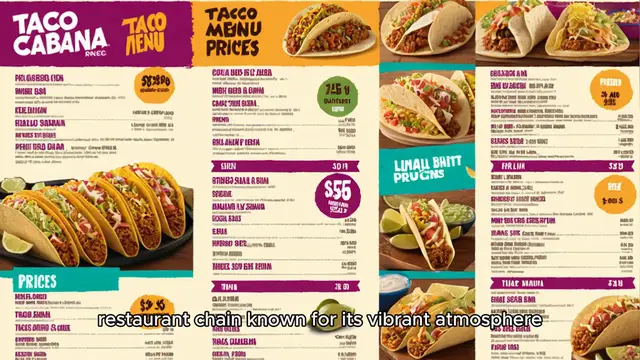 Video thumbnail for Taco Cabana Menu Prices