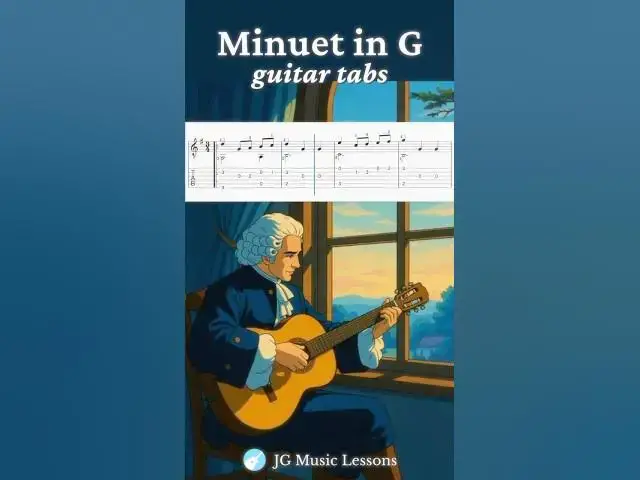 'Video thumbnail for Minuet in G guitar tabs 🎸'
