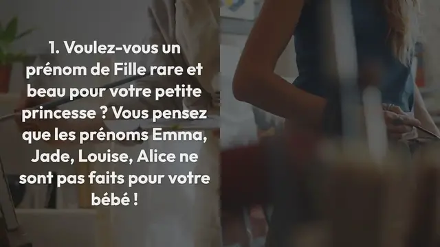 Video thumbnail for Je veux un prénom de Fille rare et beau pour ma petite princesse !