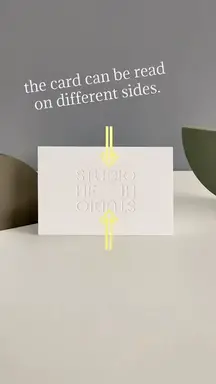 'Video thumbnail for Studio He Architecture & Interior Design Business Card'