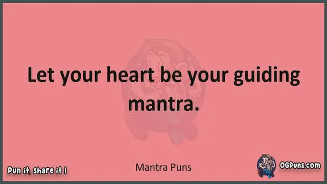 Video thumbnail for Mantra - Jokes, Puns, Wordplays, and Laughter