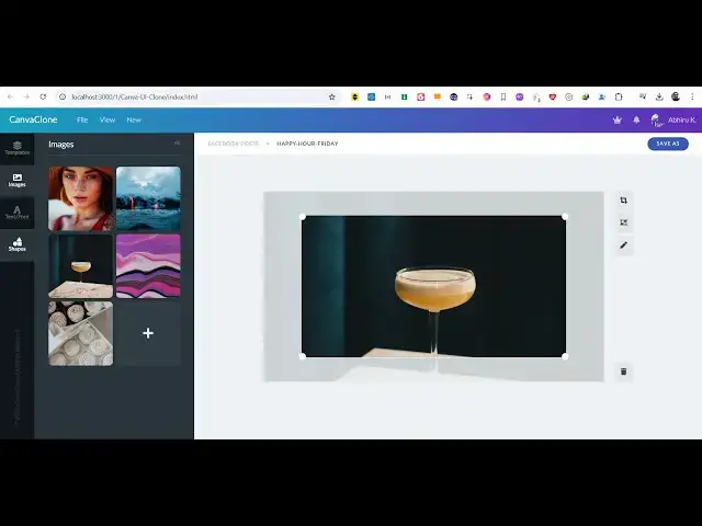 Video thumbnail for Build a Canva Website Design UI Clone Full Source Code in Browser Using HTML & CSS3