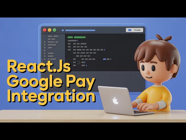 Video thumbnail for React.js Google Pay UPI Payment Gateway Integration Example With Custom Button & Popup Window in JS
