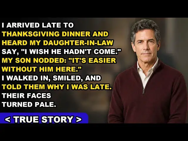 Video thumbnail for On Thanksgiving, I Heard My Daughter-in-Law Say She Wished I Hadn’t Come—Then I Told Them Why I Was