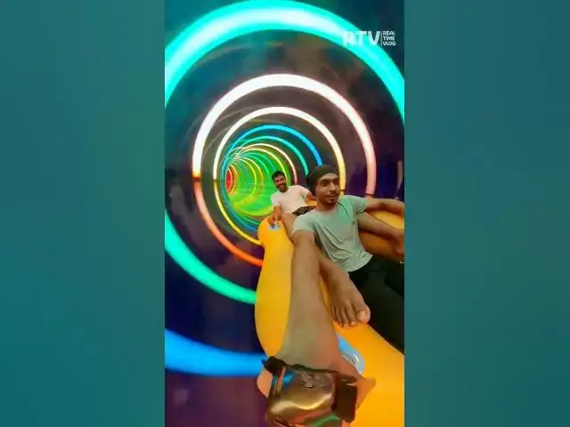 Video thumbnail for POV - LONGEST Water Slide in INDIA (Twisty Turvy) #shorts #waterpark