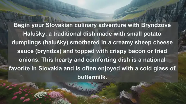 Video thumbnail for Taste of Slovakia: Top 10 Mouthwatering Slovakian Dishes You Must Try!