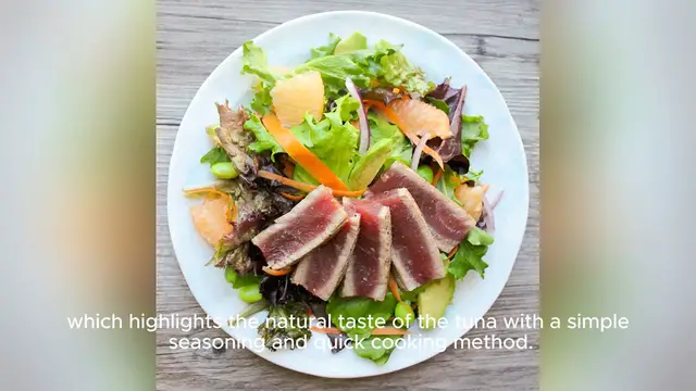 Video thumbnail for ahi tuna recipe