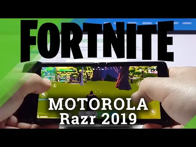 'Video thumbnail for Fortnite on MOTOROLA Razr 2019 - Mobile Gameplay | FPS Checkup'