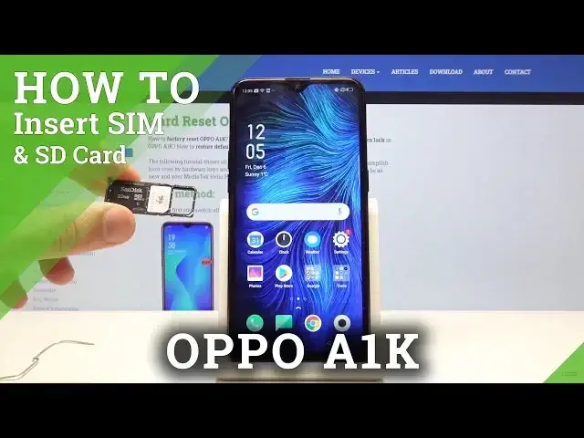 Video thumbnail for How to Insert SIM & SD Card in OPPO A1K – Nano SIM & Micro SD Installation