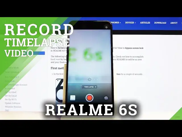 'Video thumbnail for How to Record Timelapse in REALME 6s – Speed Up Video'