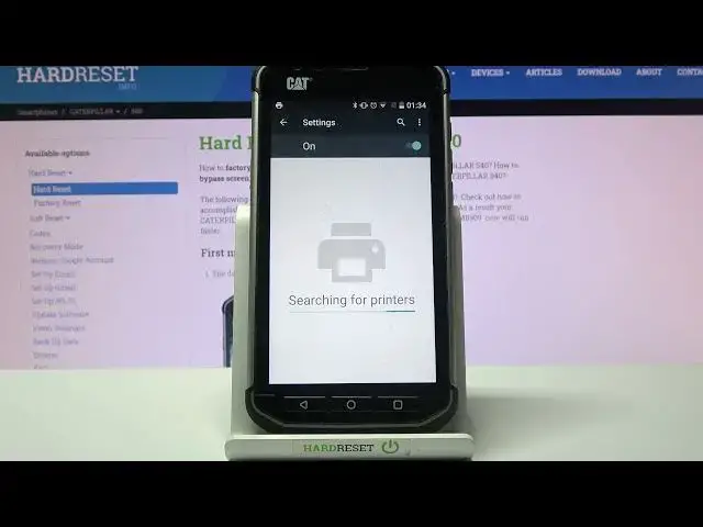 Video thumbnail for How to Connect Printer on CAT S40 – Add Printer to Device