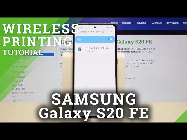 'Video thumbnail for How to Add Printer to SAMSUNG Galaxy S20 FE – Connect Wireless Printing'