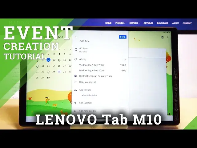 Video thumbnail for How to Add Event to Calendar in LENOVO Tab M10 - Set Up Reminder