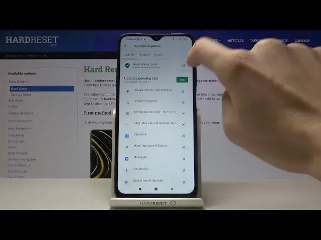 'Video thumbnail for How to Update Apps in POCO M3– The Latest App Versions'