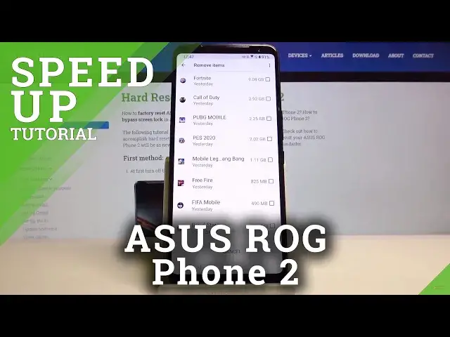 Video thumbnail for How to Clean Storage in ASUS ROG Phone 2 - Speed Up System