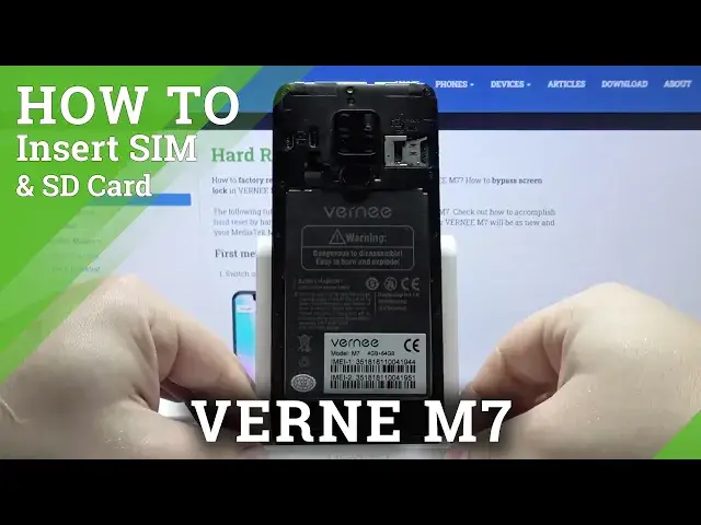 Video thumbnail for How to Insert SIM & SD in VERNEE M7 – Find Cards Slot
